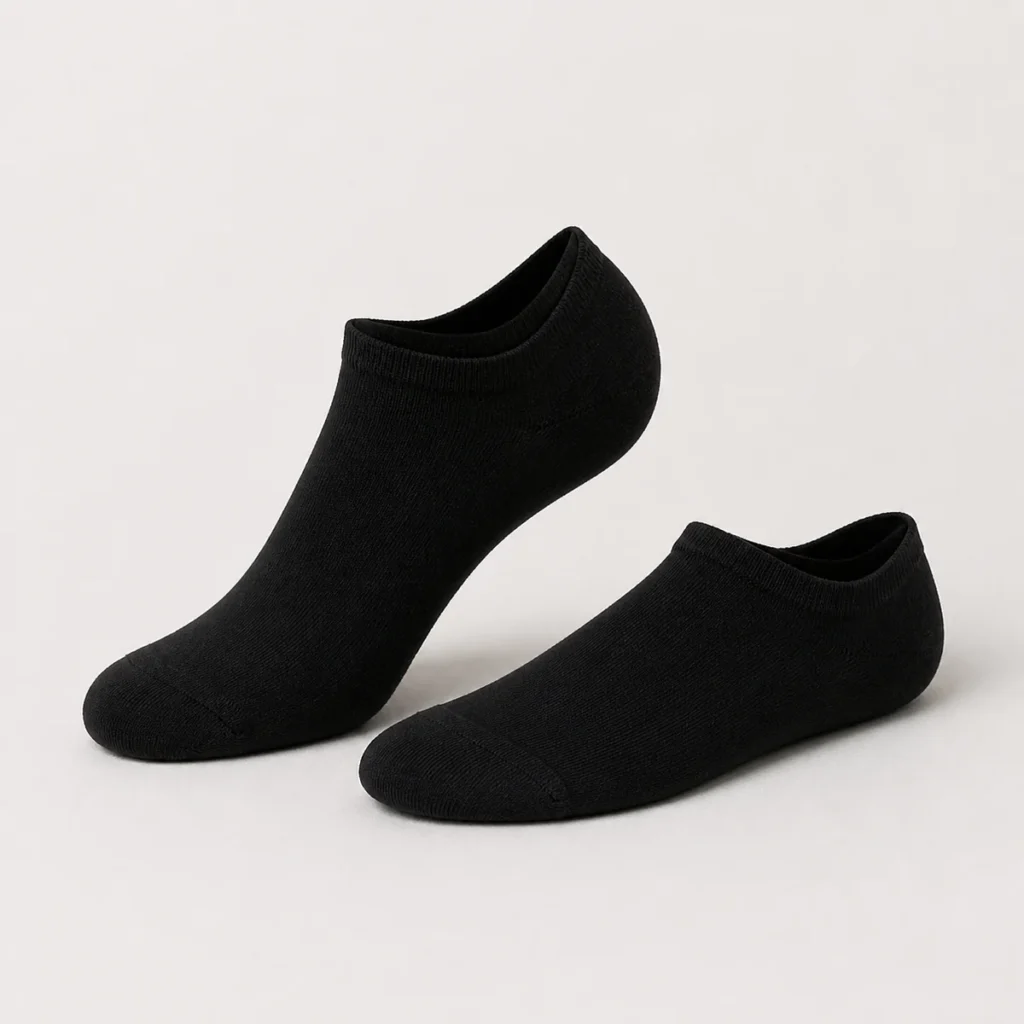 NOLOVAN Air — Socquettes basses respirantes — Noir